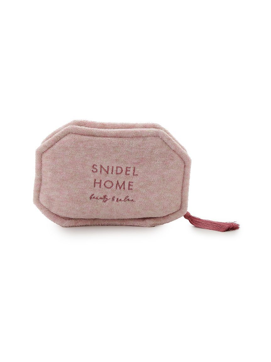 SNIDEL HOME「【sorbet light】エンブレムパイルポーチ」|ポーチ|