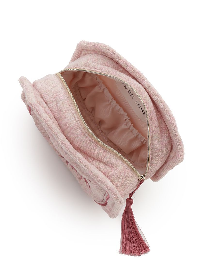 SNIDEL HOME「【sorbet light】エンブレムパイルポーチ」|ポーチ|