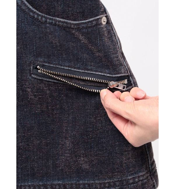 MURUA「カラーモールデニムミニスカート【セットアップ着用可】」|スカート|