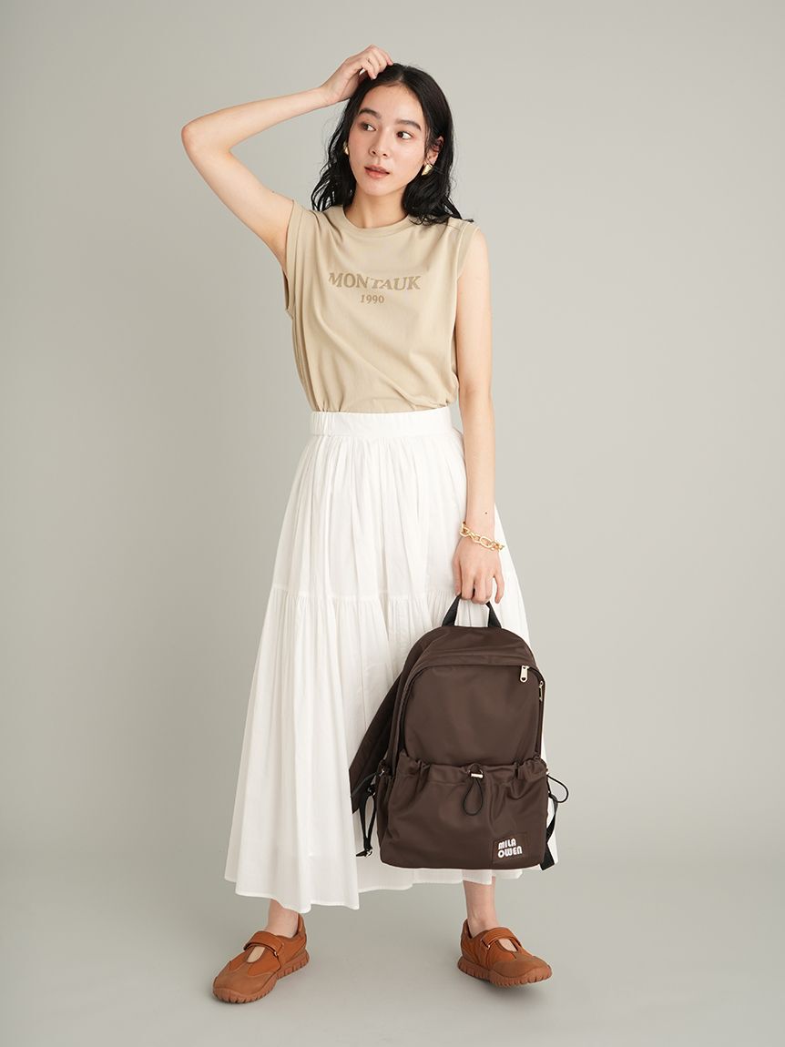 Mila Owen「グラフィックノースリーブＴシャツ」|Tシャツ・カットソー|
