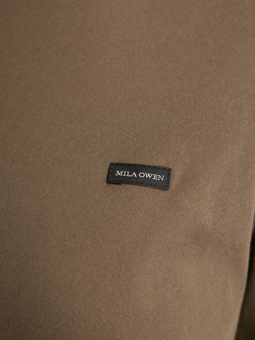 Mila Owen「強撚天竺シアー長袖カットソー」|Tシャツ・カットソー|