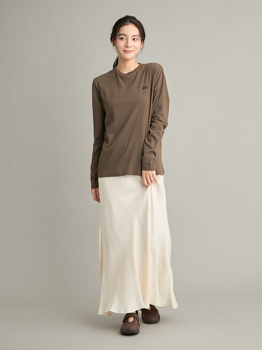 Mila Owen「強撚天竺シアー長袖カットソー」|Tシャツ・カットソー|