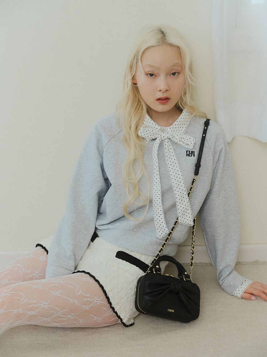 FURFUR「【WEB・一部店舗限定カラー】シャツドッキングボウタイスウェット」|スウェット・ジャージ|