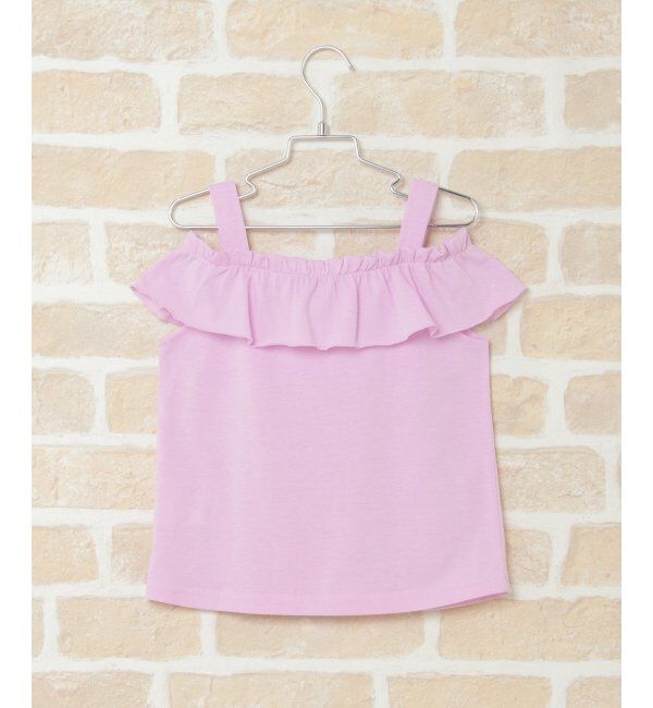 ikka kids「【キッズ】アンチピリングオフショルT（120~160cm）」|Tシャツ・カットソー|