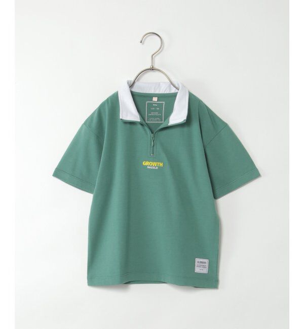 ikka kids「襟配色ハーフZIPT（120~160cm）」|Tシャツ・カットソー|