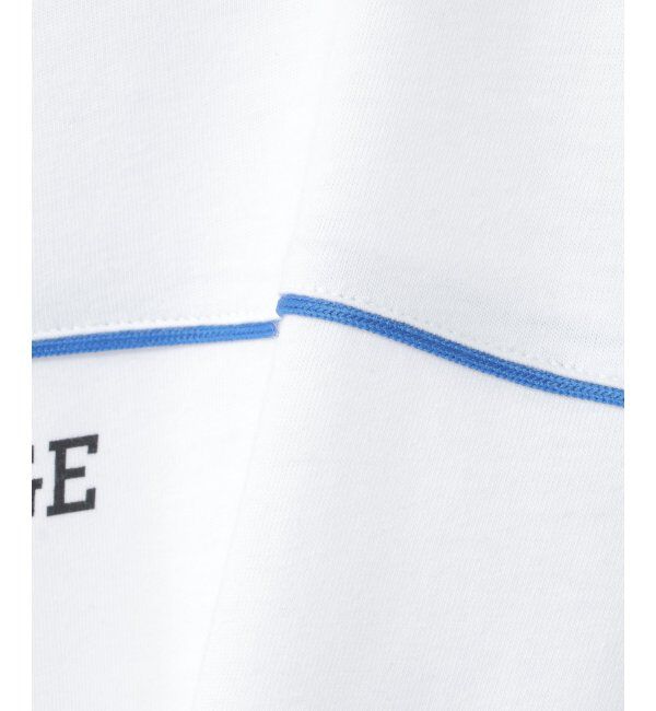 ikka kids「ルーイカラー胸パイピングTシャツ（120~160cm）」|Tシャツ・カットソー|