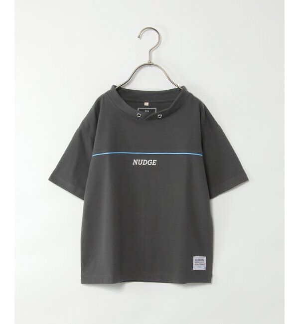 ikka kids「ルーイカラー胸パイピングTシャツ（120~160cm）」|Tシャツ・カットソー|