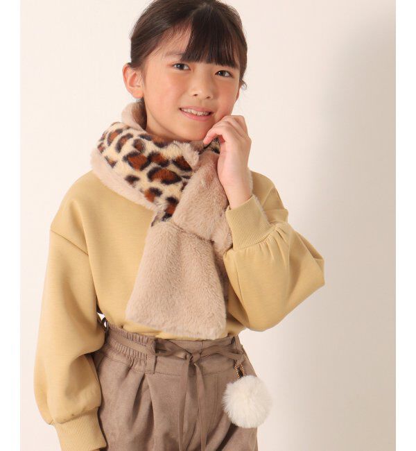 ikka kids「フェイクファー切り替えマフラー」|その他|