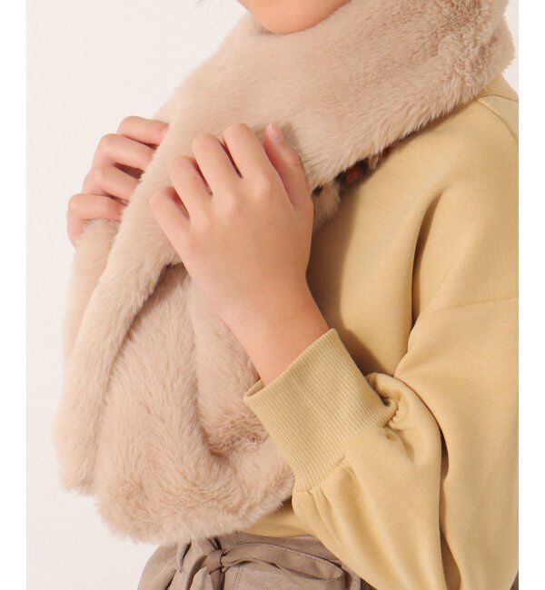 ikka kids「フェイクファー切り替えマフラー」|その他|