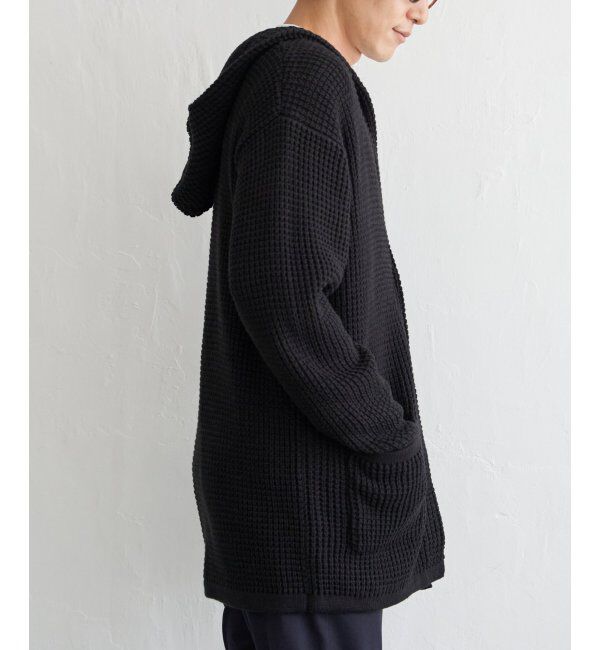 ikka「【洗える】ワッフルニットフーディガン」|その他|