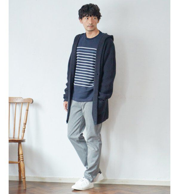 ikka「【洗える】ワッフルニットフーディガン」|その他|