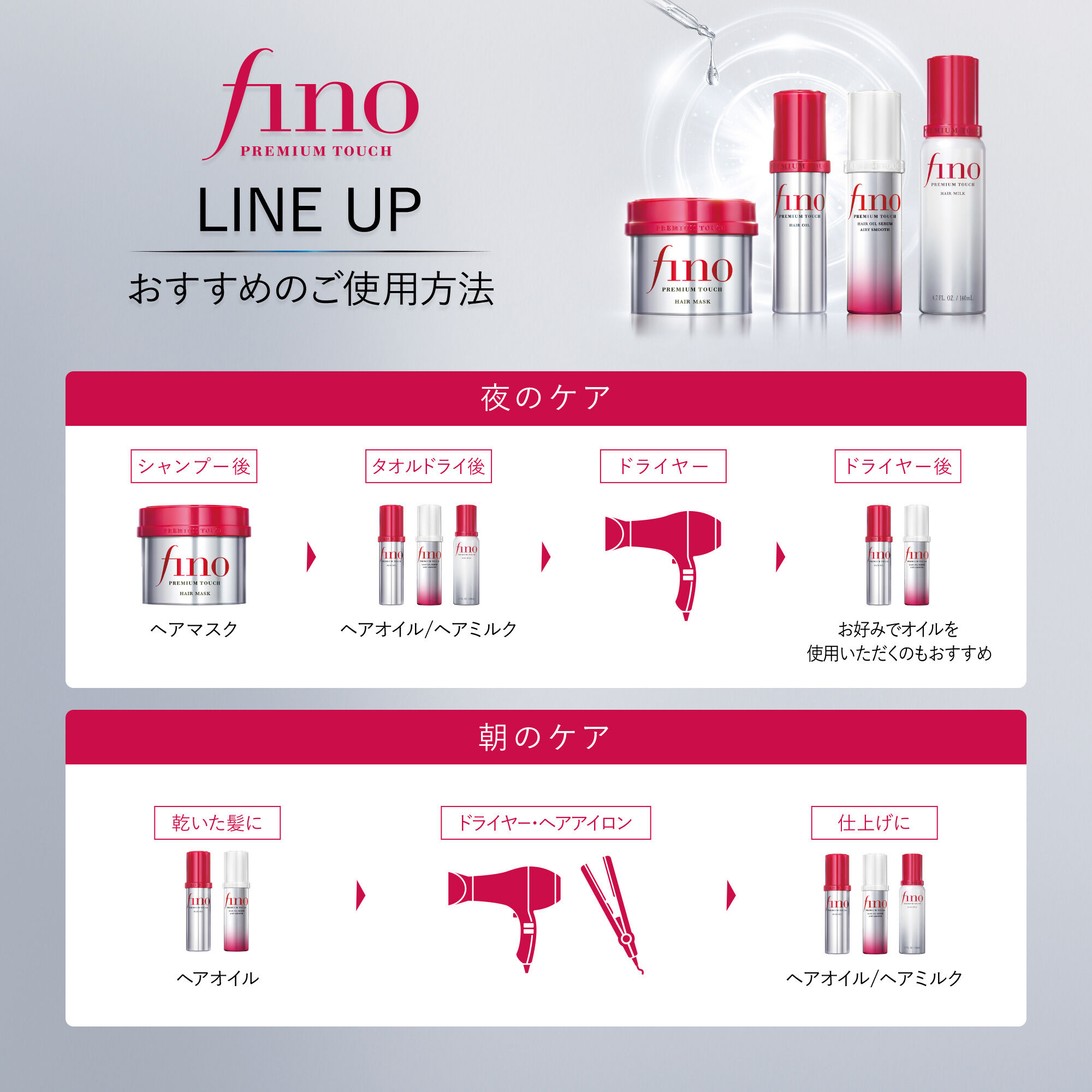 「フィーノ プレミアムタッチ 浸透美容液ヘアマスク」|シャンプー|