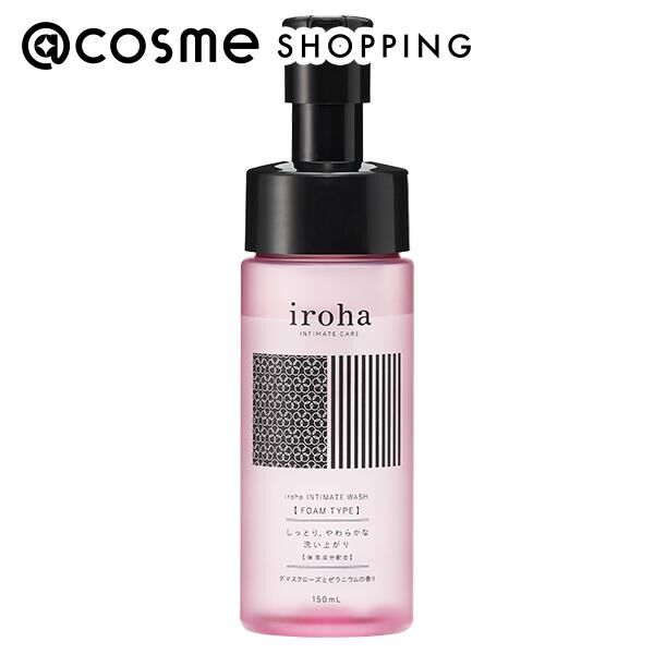  「iroha INTIMATE CARE iroha INTIMATE WASH【FOAM TYPE】ダマスクローズとゼラニウムの香り 本体 (150ml)」|洗顔料|その他