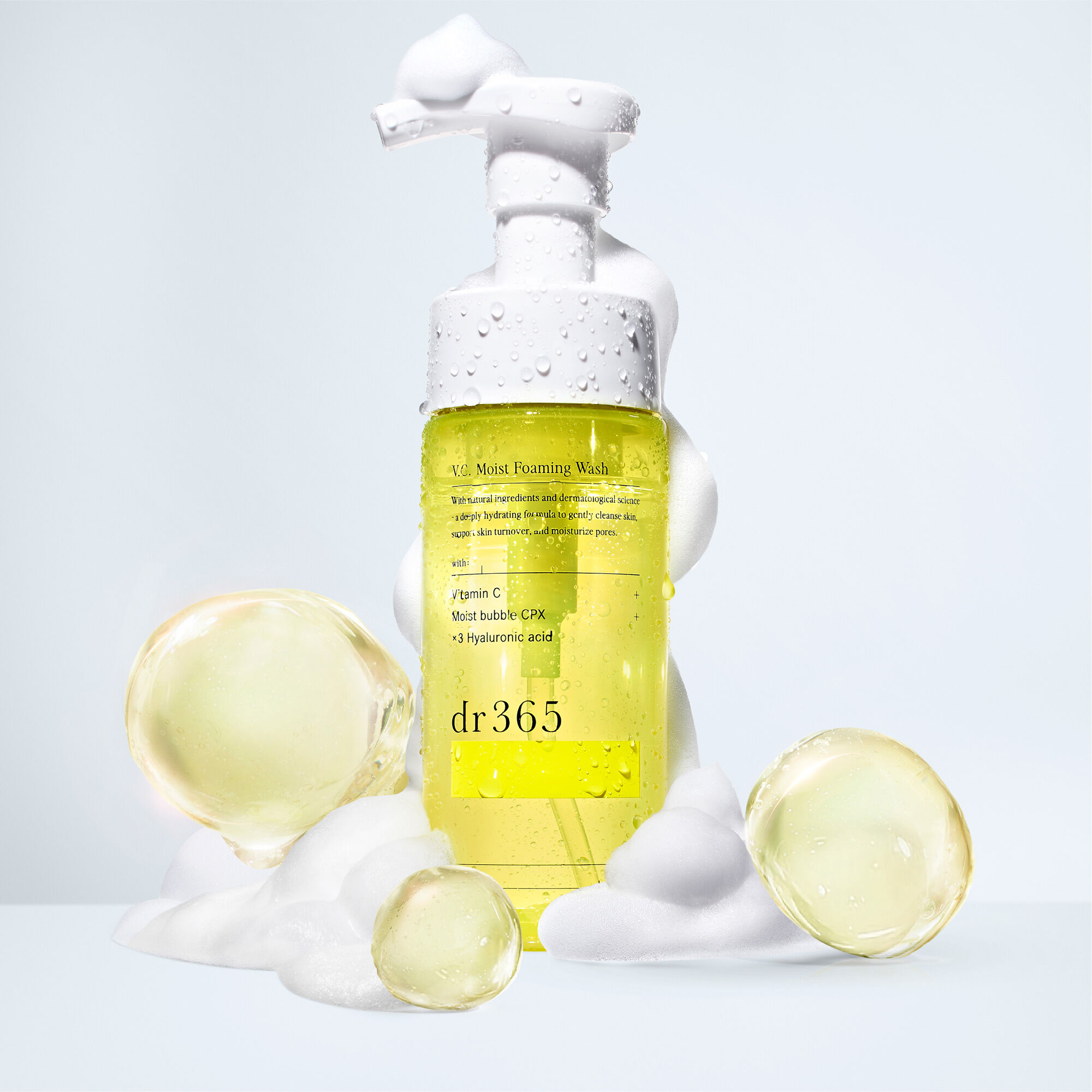 「dr365 V.C. モイストフォーミングウォッシュ 本体/ベルガモットオイル由来のみずみずしい香り (150ml)」|洗顔料|