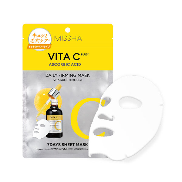MISSHA「MISSHA(ミシャ) ビタシープラス 7daysマスクセット 本体 (100mL(7枚))」|フェイスマスク・パック|