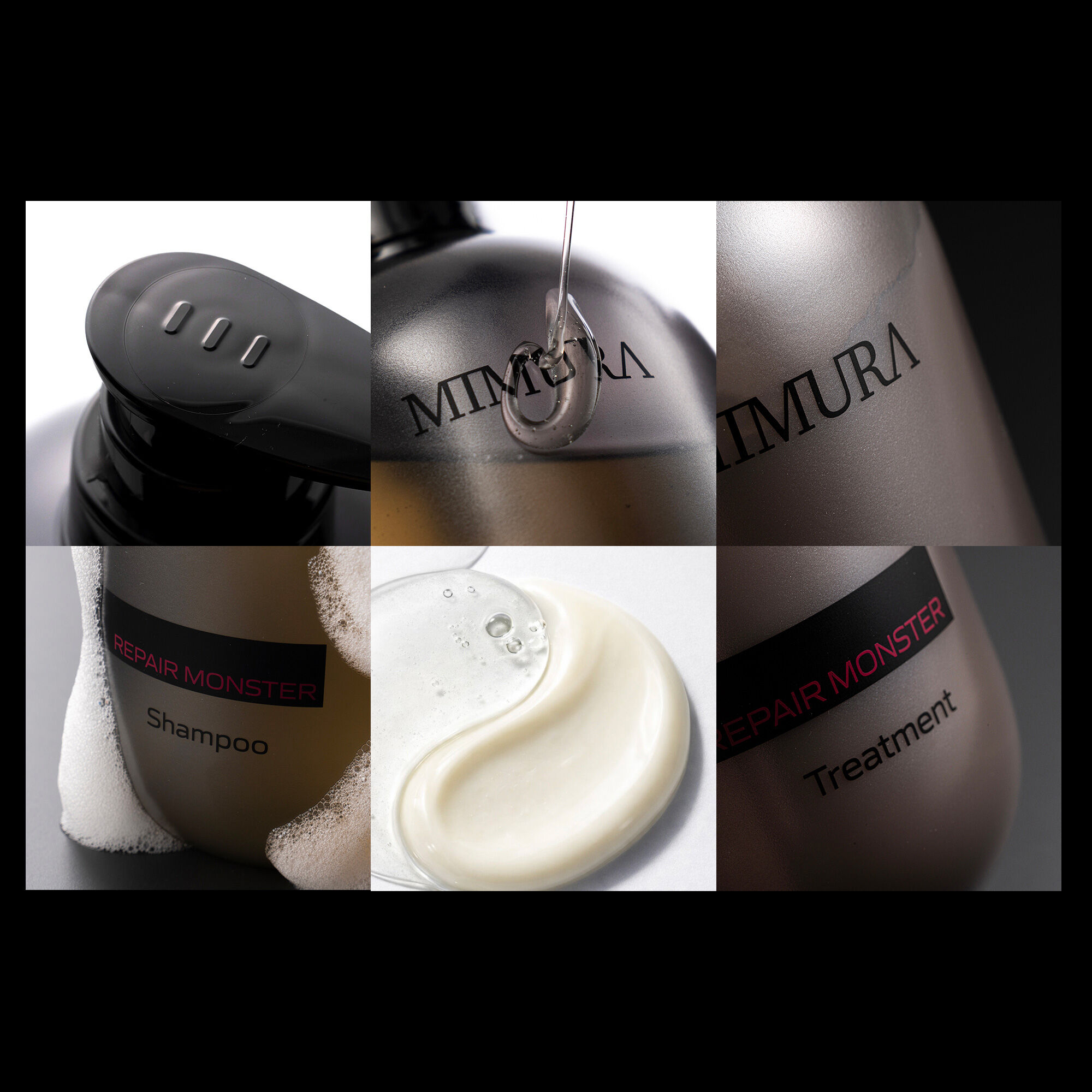  「MIMURA リペアモンスター シャンプー 本体/ホワイトフローラル (475mL)」|シャンプー|