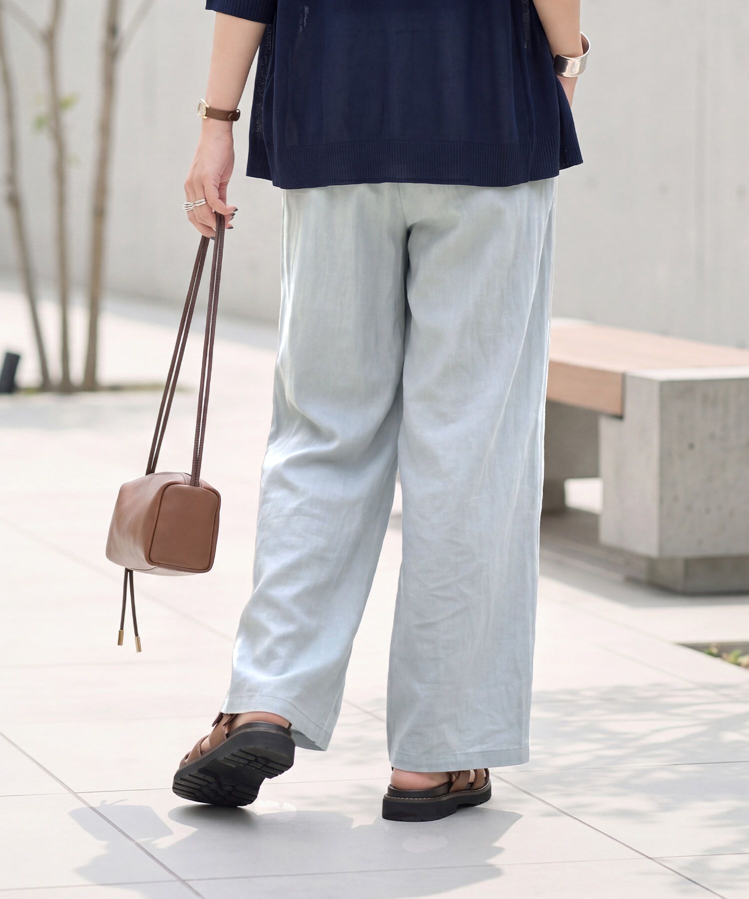 STYLE DELI「涼しいシボ入りリラックスパンツ」|その他|