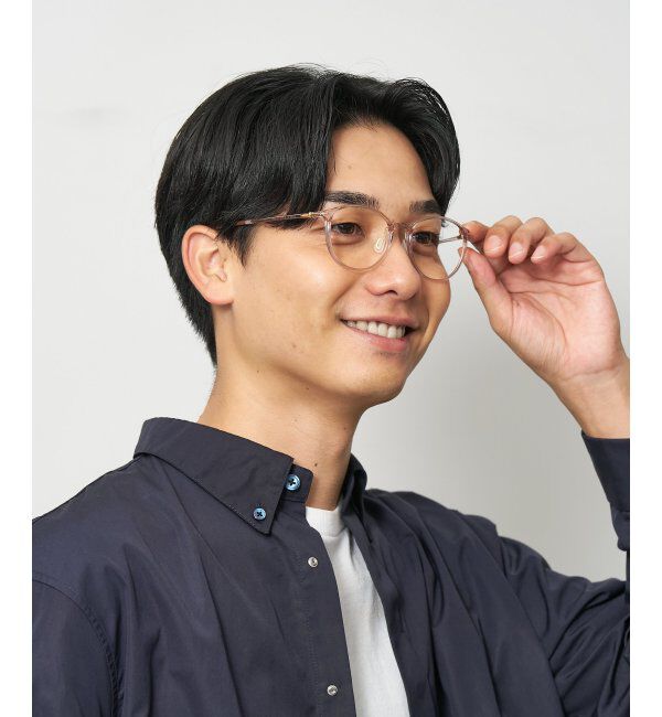  「ボストン型 メガネ 軽量 大人可愛い おうちメガネ 伊達メガネ レンズ交換券付」|メガネ|