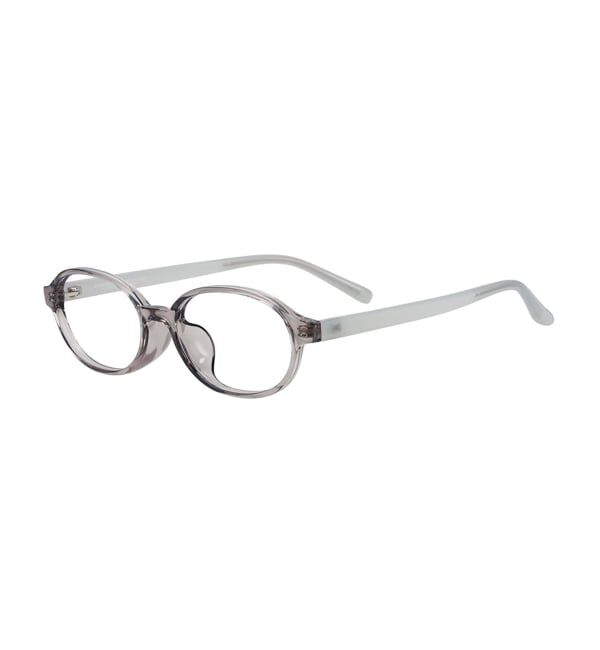  「 オーバル型 メガネ | 太縁フレーム 軽量 眼鏡 伊達めがね 度付き FASHION レンズ交換券付」|メガネ|