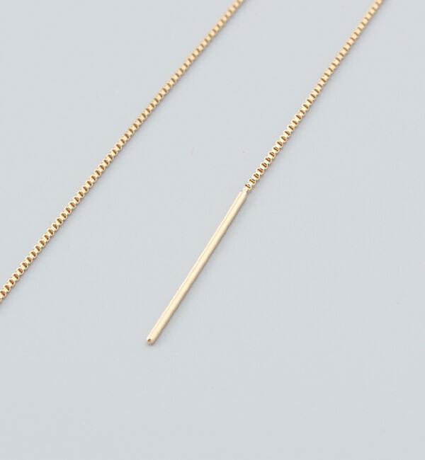 JUPITER「【K10】ロングチェーンアメリカンピアス」|ピアス|