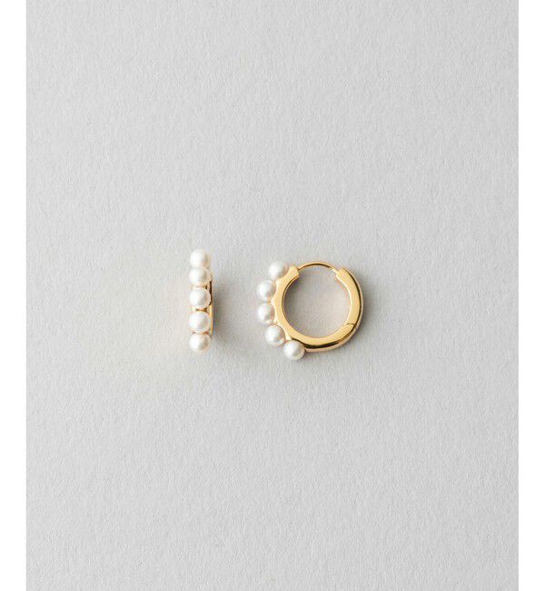 Jouete「[スナップピアス] パール」|ピアス|イエローゴールド