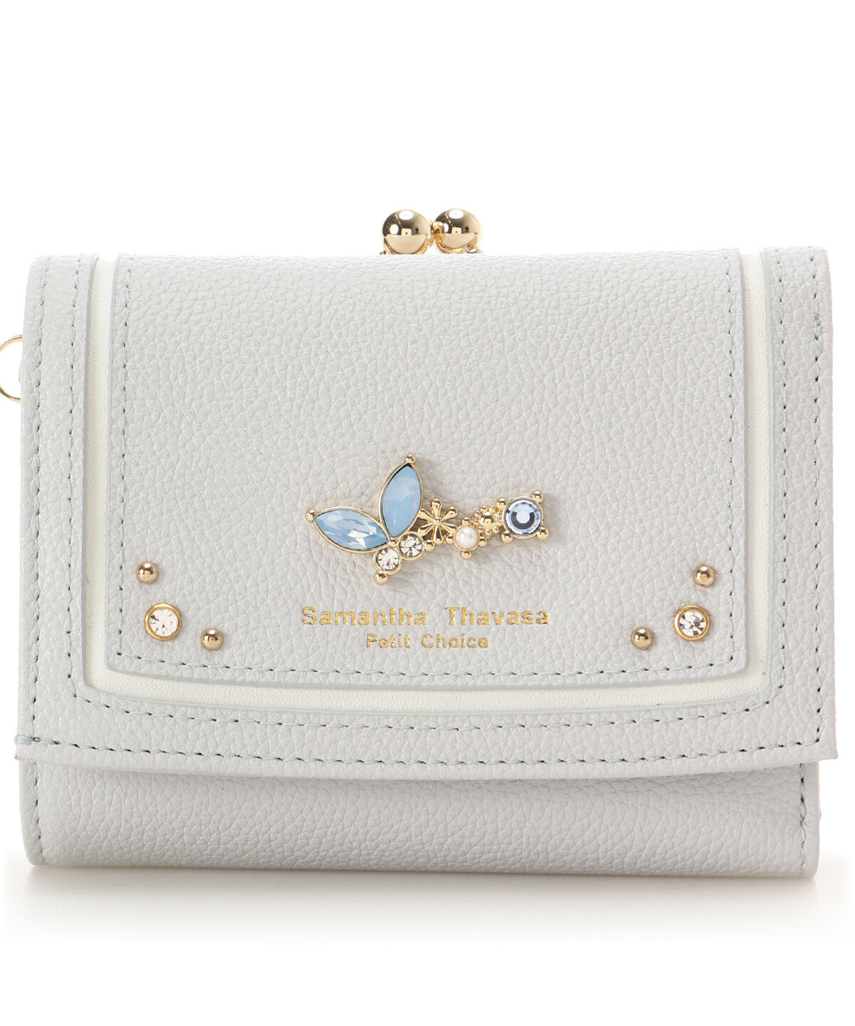 Samantha Thavasa Petit Choice「バタフライビジュー 折財布」|財布|