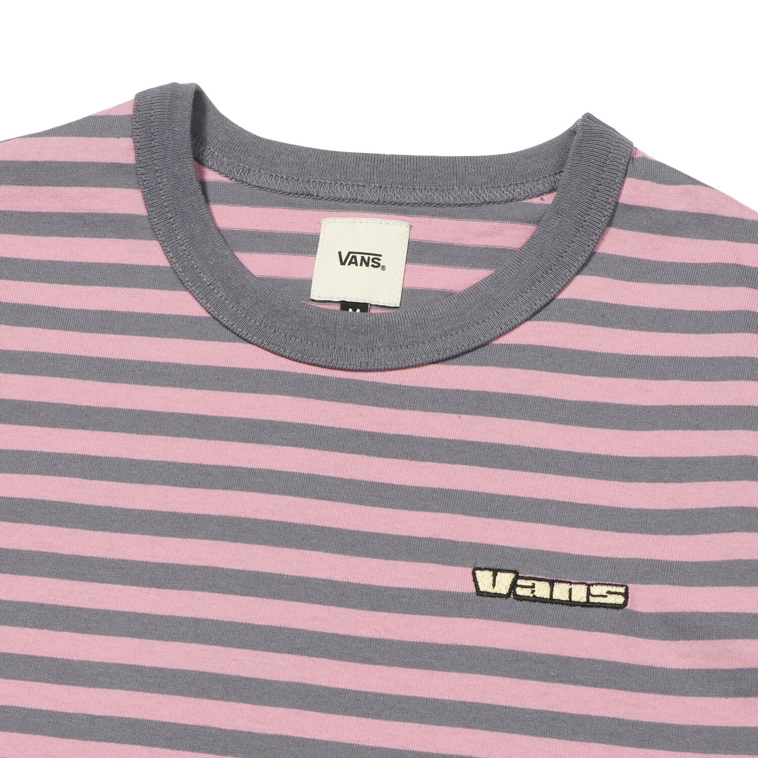 VANS「【VANSｱﾊﾟﾚﾙ(WJ)】W Border cropped TEE」|Tシャツ・カットソー|