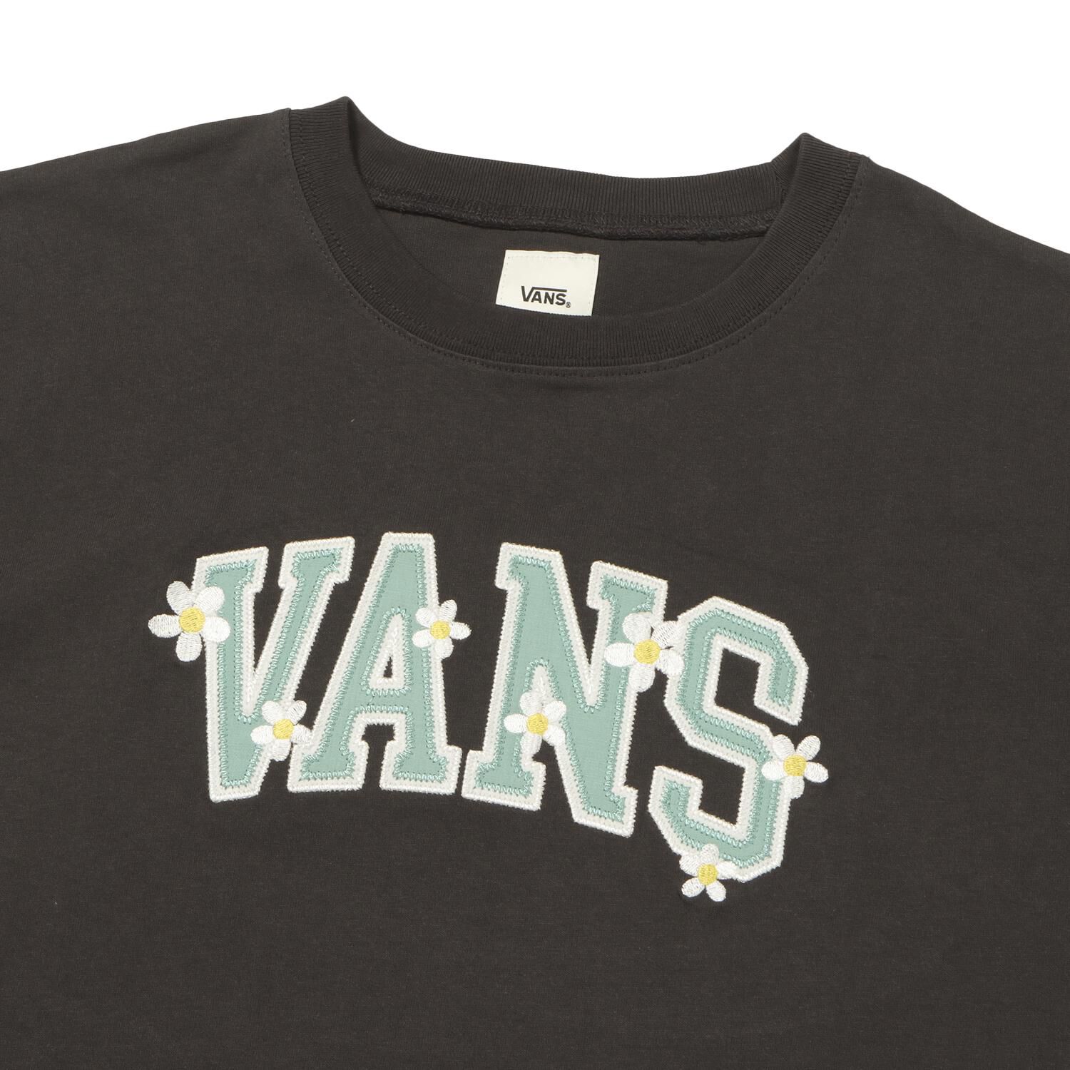 VANS「【VANSｱﾊﾟﾚﾙ(WJ)】W college logo flower TEE」|Tシャツ・カットソー|