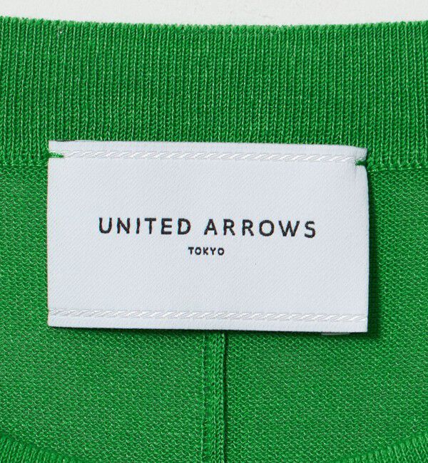 UNITED ARROWS「ミニハイネック フレンチスリーブ ニット -ウォッシャブル-」|ニット・セーター|