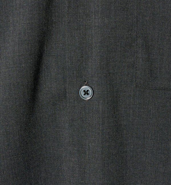 UNITED ARROWS green label relaxing「【WEB限定】JUST fit ウールライク シャツ -横ストレッチ-」|シャツ・ブラウス|