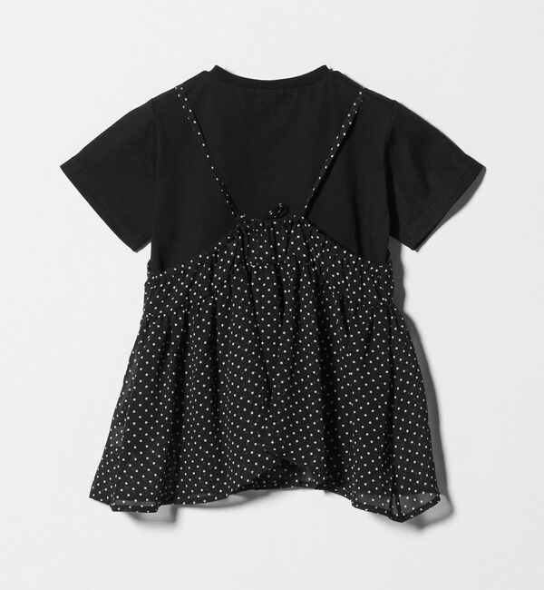 UNITED ARROWS green label relaxing「ドット シフォン キャミソール Tシャツ セット / キッズ 100cm-130cm」|Tシャツ・カットソー|