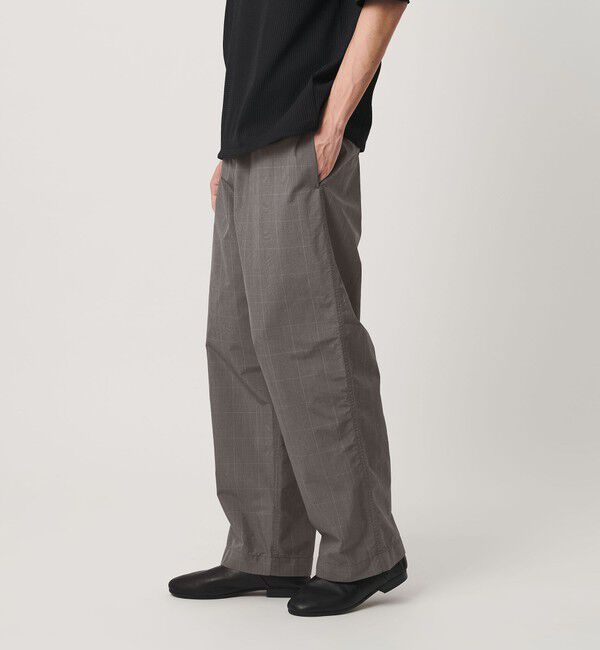 BEAUTY&YOUTH UNITED ARROWS「バギー チェック イージー パンツ NO.11」|チノ|MD.GRAY