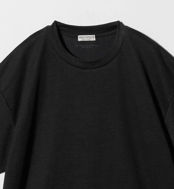 BEAUTY&YOUTH UNITED ARROWS「リネン テクスチャード クルーネック Tシャツ」|Tシャツ・カットソー|