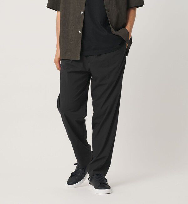 BEAUTY&YOUTH UNITED ARROWS「クール 1プリーツ テーパード スラックス NO.7 接触冷感 ヨコストレッチ」|チノ|