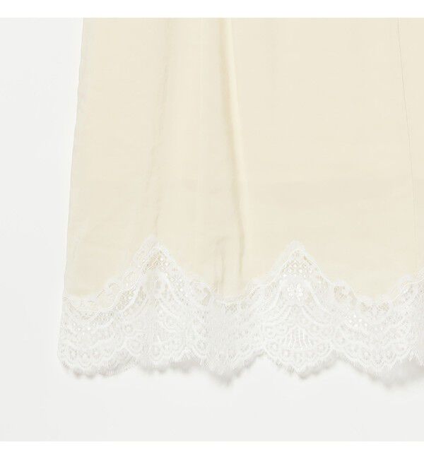 Ray BEAMS 「レース 切り替え Vネック キャミ ワンピース」|ワンピース|