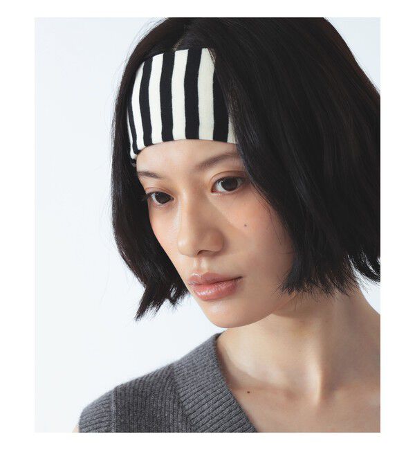 Ray BEAMS 「ボーダー ヘアバンド」|ヘアバンド|