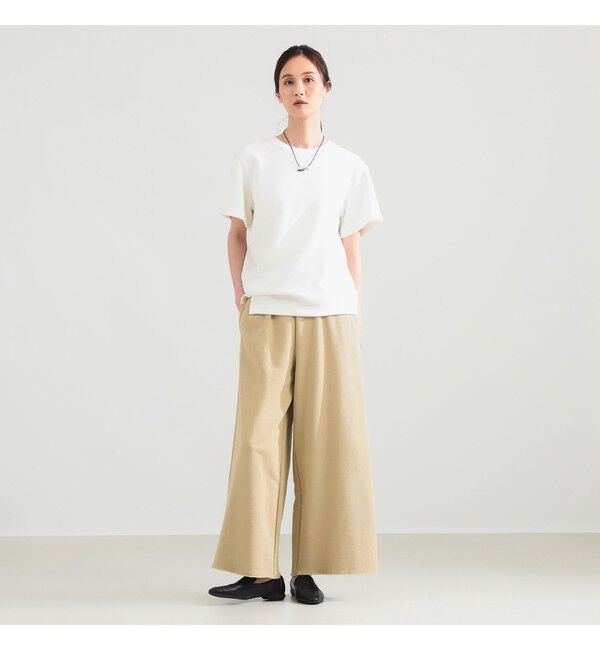 Demi-Luxe BEAMS 「ブークレ アシンメトリーヘム Tシャツ」|Tシャツ・カットソー|