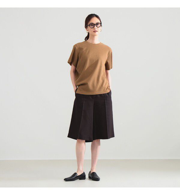 Demi-Luxe BEAMS 「ブークレ アシンメトリーヘム Tシャツ」|Tシャツ・カットソー|