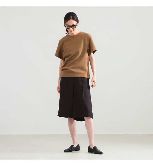 Demi-Luxe BEAMS 「ブークレ アシンメトリーヘム Tシャツ」|Tシャツ・カットソー|