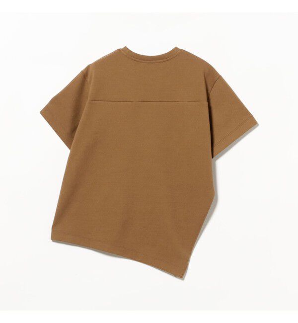 Demi-Luxe BEAMS 「ブークレ アシンメトリーヘム Tシャツ」|Tシャツ・カットソー|