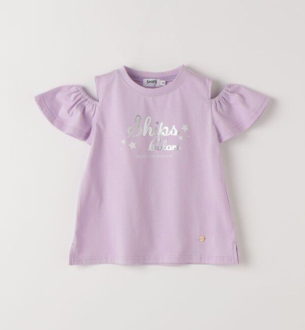 SHIPS Colors 「SHIPS Colors:100～140cm /〈洗濯機可能〉オープンショルダー Tシャツ◇」|Tシャツ・カットソー|