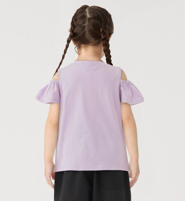 SHIPS Colors 「SHIPS Colors:100～140cm /〈洗濯機可能〉オープンショルダー Tシャツ◇」|Tシャツ・カットソー|