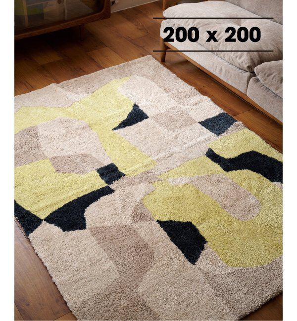 journal standard Furniture「PICFAIR RUG 200x200　ピクフェアラグ」|その他|イエロー