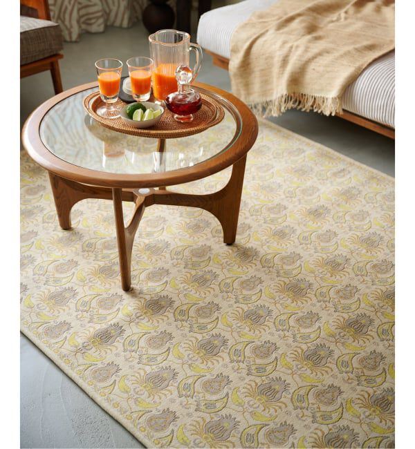 journal standard Furniture「BLOOMPAISLEY RUG 200X200　ブルームペイズリー ラグ」|その他|