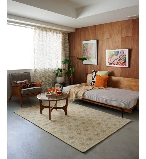 journal standard Furniture「BLOOMPAISLEY RUG 200X200　ブルームペイズリー ラグ」|その他|