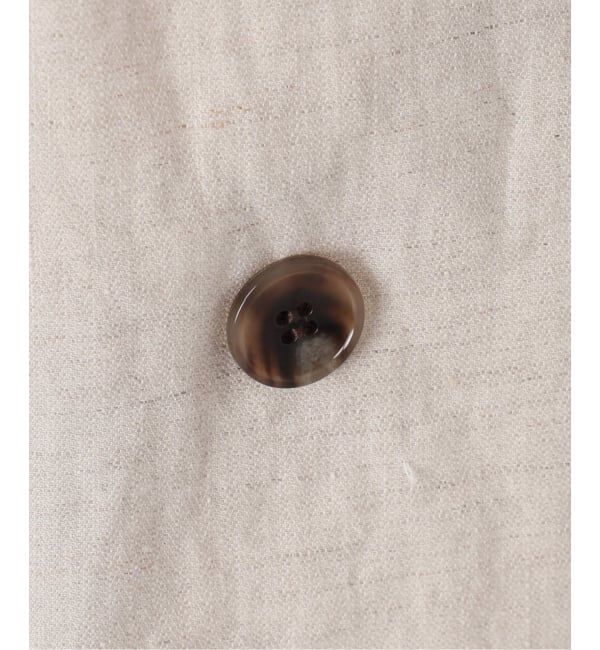 IENA「ウォッシャブル リネン混Wハーフジャケット」|テーラードジャケット|