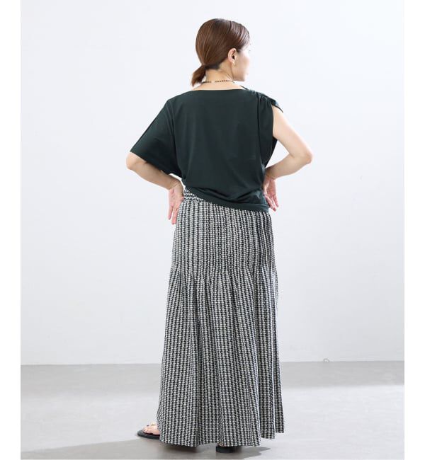 IENA「《接触冷感》アシメトリソフトプルオーバー」|Tシャツ・カットソー|