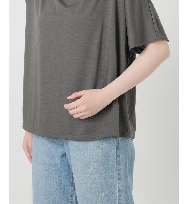 IENA「《接触冷感》アシメトリソフトプルオーバー」|Tシャツ・カットソー|