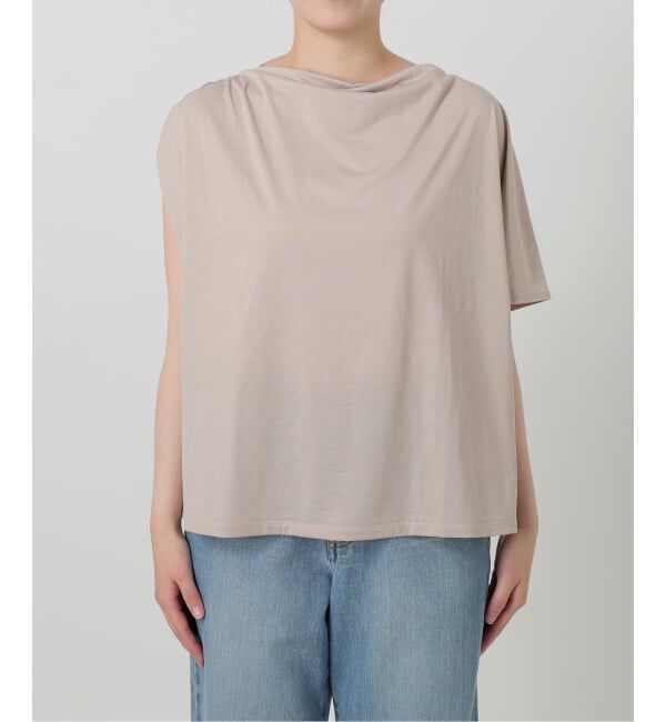 IENA「《接触冷感》アシメトリソフトプルオーバー」|Tシャツ・カットソー|
