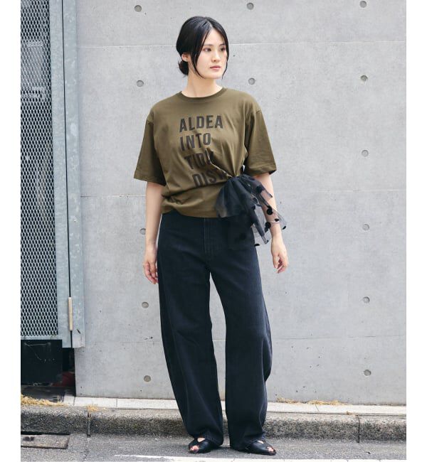 IENA「コットンフロントロゴTシャツ」|Tシャツ・カットソー|